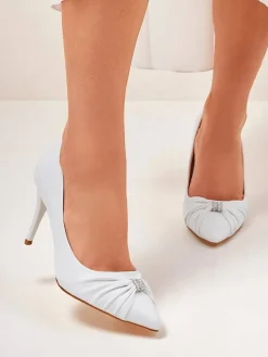 Czółenka damskie eko skórzane Venetia Nera Szpilki