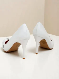 Czółenka damskie eko skórzane Venetia Nera Szpilki