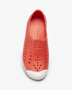 Sale Czerwone ażurowe dziecięce gumowe trampki Jiteri Chłopięce|Dziewczęce