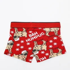 Czerwone chłopięce świąteczne bokserki Bielizna