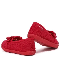 Online Czerwone dziewczęce tenisówki typu slip on Tabbi Dziewczęce