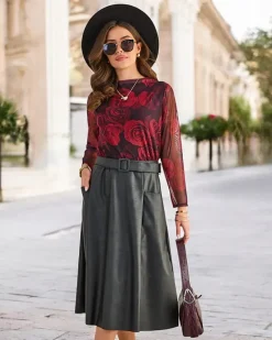 New Damska bluzka z printem Bluzki / Koszule / Koszulki