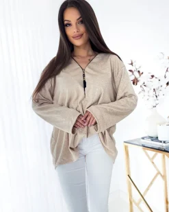 Best Damska bluzka typu oversize w m kolorze Bluzki / Koszule / Koszulki