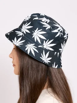 Online Damska czapka typu bucket hat z printem Damskie Czapki I Kapelusze