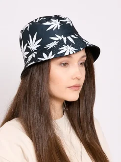 Online Damska czapka typu bucket hat z printem Damskie Czapki I Kapelusze