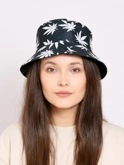 Online Damska czapka typu bucket hat z printem Damskie Czapki I Kapelusze