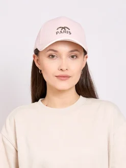 Sale Damska czapka z daszkiem z ozdobą z cyrkonii Damskie Czapki I Kapelusze