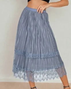 Sale Damska dwustronna spódnica midi Spódnice