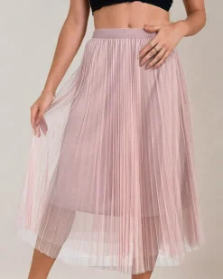 Best Damska dwuwarstwowa spódnica midi Spódnice