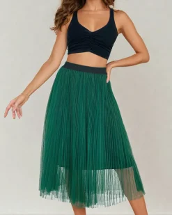 Damska dwuwarstwowa spódnica midi Spódnice