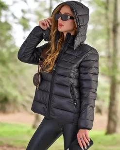 Online damska kurtka zimowa pikowana Kurtki / Marynarki / Płaszcze