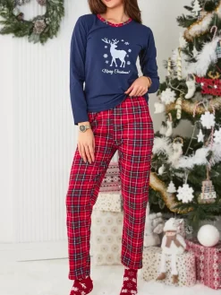 Outlet Damska piżama świąteczna w kolorze m Piżamy