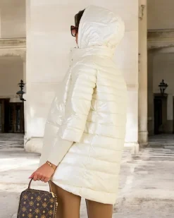 Best Damska pikowana kurtka zimowa Kurtki / Marynarki / Płaszcze