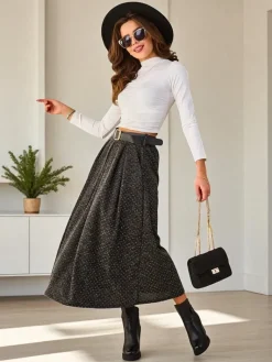 Sale Damska spódnica midi Spódnice