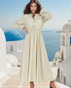 Best Damska sukienka midi Sukienki Długie