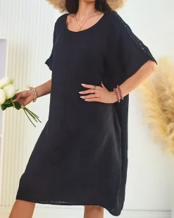 Outlet Damska sukienka oversize Plus Size