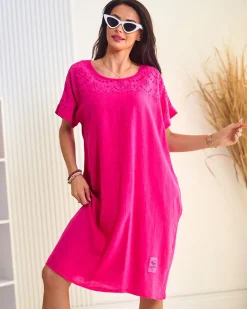 Clearance Damska sukienka oversize Plus Size