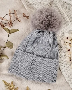 Best Damska zimowa czapka z pomponem Damskie Czapki I Kapelusze