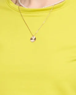 Online Damski bawełniany sportowy komplet dresowy w limonkowym kolorze Damskie Komplety Damskie