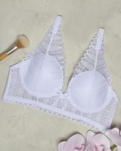 Damski biustonosz koronkowy Bralet|Codzienne