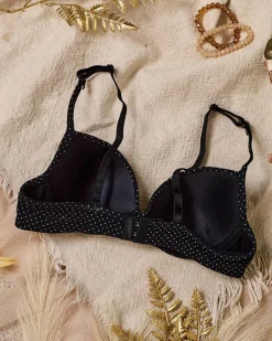 Discount Damski biustonosz w kropeczki Codzienne