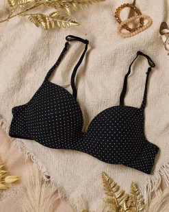 Discount Damski biustonosz w kropeczki Codzienne