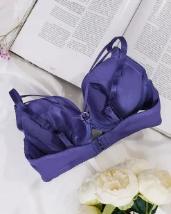 Discount Damski biustonosz z ozdobnymi paseczkami Codzienne