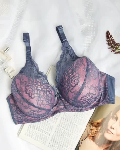 Discount Damski biustonosz zdobiony koronką Codzienne