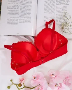 Outlet Damski biustonosz zdobiony koronką Codzienne