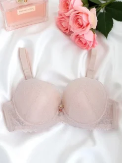 Clearance Damski biustonosz push- up z koronką Coco Lift Codzienne