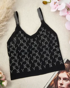 Best Damski biustonosz sportowy z cyrkoniami Sportowe