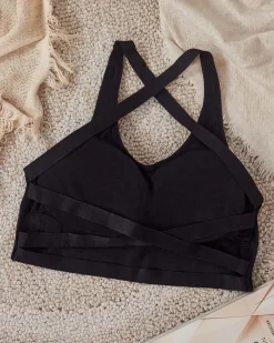 Hot Damski biustonosz sportowy z cyrkoniami Sportowe