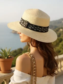 Best Damski kapelusz słomiany Silky Shade Damskie Czapki I Kapelusze