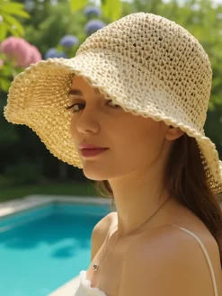 Best Damski kapelusz słomiany Sunlita Belle Damskie Czapki I Kapelusze