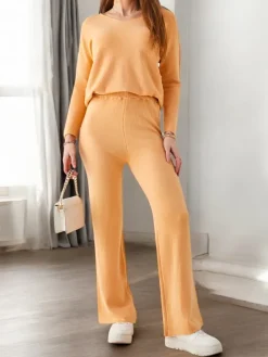 Best Damski komplet swetrowy Damskie Komplety Damskie