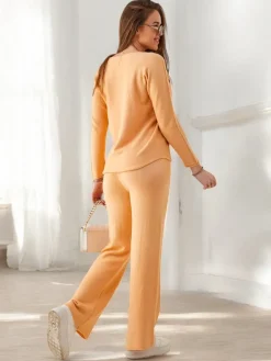 Best Damski komplet swetrowy Damskie Komplety Damskie