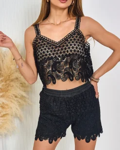 Sale Damski komplet koronkowy Damskie Komplety Damskie