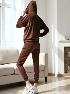 Sale Damski komplet a'la welur Damskie Komplety Damskie