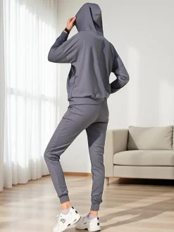 Hot Damski komplet a'la welur Damskie Komplety Damskie