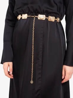 Sale Damski metalowy pasek ozdobny Damskie Paski