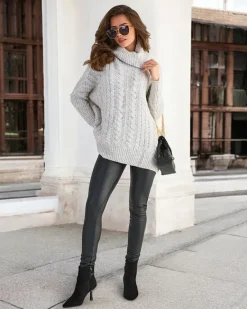 Best Damski sweter z golfem Swetry