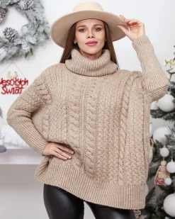 Best Damski sweter z golfem Swetry