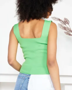 Clearance Damski top w kolorze m z cyrkoniami Bluzki / Koszule / Koszulki