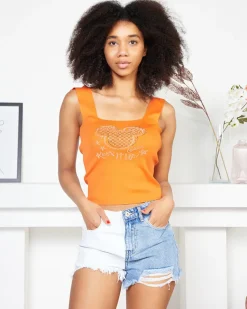 Sale Damski top w kolorze m z cyrkoniami Bluzki / Koszule / Koszulki