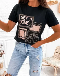 New Damski t-shirt z nadrukiem Bluzki / Koszule / Koszulki