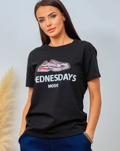 New Damski t-shirt z nadrukiem Bluzki / Koszule / Koszulki