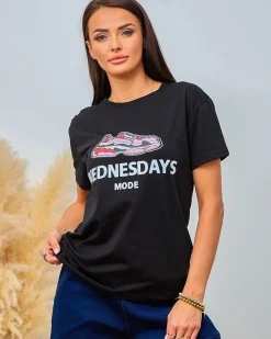 New Damski t-shirt z nadrukiem Bluzki / Koszule / Koszulki