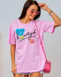 Best Damski t-shirt z nadrukiem Bluzki / Koszule / Koszulki