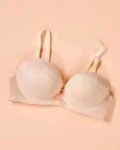 Sale Damski usztywniany biustonosz z koronką Codzienne