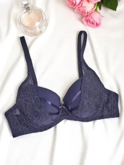 Sale Damski usztywniany biustonosz z koronką Bra Bella Codzienne